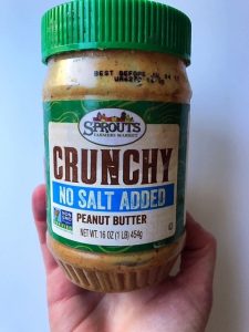 sprouts crunchy no salted added peanut butter
