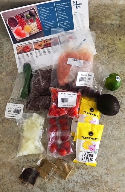 peruvian inspired salmon Ralph's prep + pared meal kit