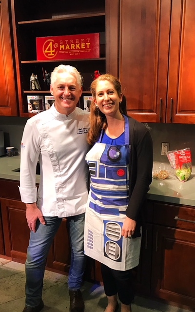 Lindsey Pine in an R2D2 apron
