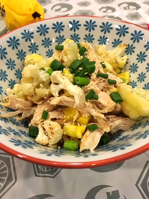 unite for a healthy galaxy and dole and wookie noodles with cauliflower sesame and pineapple