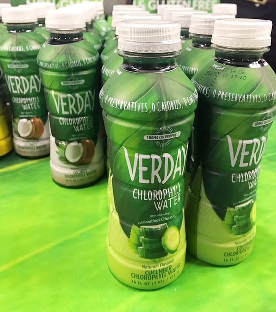 verday chlorophyll water at expo west
