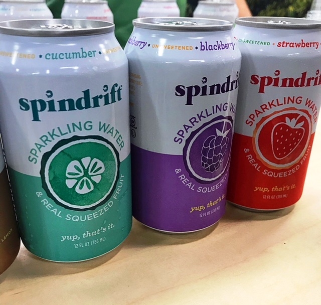 Spindrift sparkling water at expo west