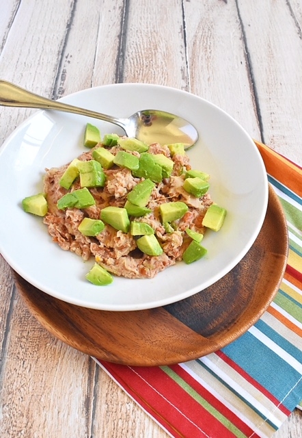 healthy refried pinto beans with avocado