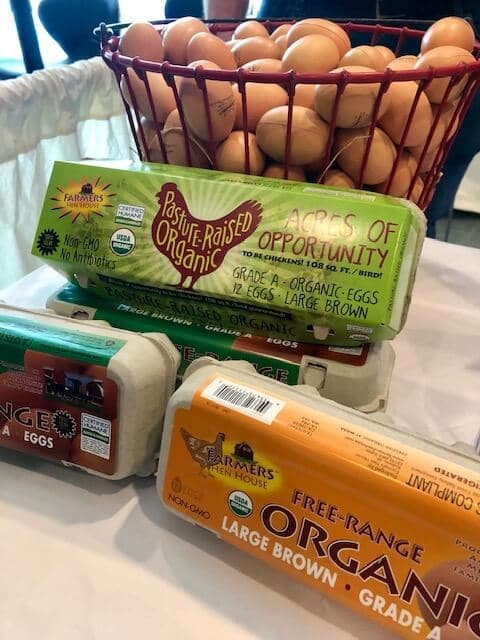 organic eggs at expo west