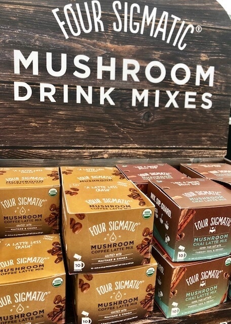 Four Sigmatic mushroom drink mixes expo west 2019