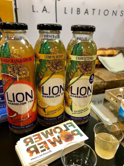 Lion dandelion bottled tea at expo west 2019