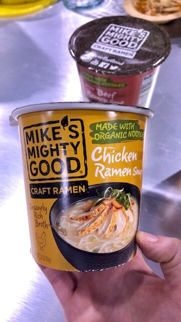 Mike's Mighty Good craft ramen grag n' go cups expo west 2019