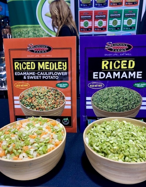 Seapoint Farms riced edamame plant based protein expo west 2019