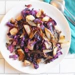 Roasted Red Cabbage and Shallots with Hard Apple Cider Glaze
