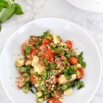 Mediterranean Diet Meal Prep Cookbook + Quinoa Bruschetta Salad