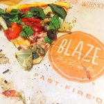 Blaze Pizza with vegan daiya cheese