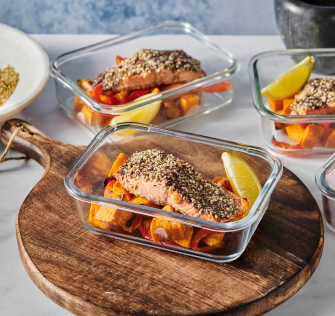 Up To 21% Off on Glass Round Meal Prep Contain